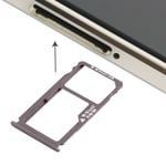 Ipartsbuy Huawei Mate S Carte Sim Nano + Carte Sim / Micro Sd Carte Sd (Gris)