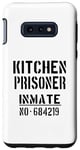 Coque pour Galaxy S10e Slogan humoristique « Kitchen Prisoner »