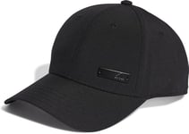 adidas Unisex Metal Badge Lightweight Baseball Cap, Black, One Size (OSFY)