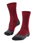FALKE Women's TK2 Explore Cool W SO Breathable Thick Anti-Blister 1 Pair Hiking Socks, Red (Ruby 8830), 5.5-6.5