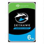 Seagate Skyhawk 6TB Surveillance Internal Hard Drive HDD – 3.5 Inch SATA 6Gb/s 256MB Cache for DVR NVR Security Camera System with Drive Health Management (ST6000VX0023)