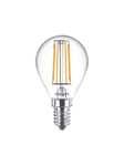 Philips LED-lyspære Classic Mini-ball 4,3W/827 (40W) Clear E14