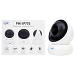 Camera Surveillance WiFi PNI IP735 3Mp avec PTZ sans Fil IP P2P, Fente pour Carte microSD, Camera, caméras de Surveillance, contrôle Depuis l'application