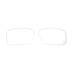 Walleva Clear Non-Polarized Replacement Lenses For Oakley Double Edge Sunglasses