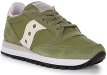 Saucony Jazz Original Suede Comfort Lace Up Trainers Olive Womens Size 3 - 8