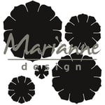 Marianne Design Craftables Matrices Tour Succulent, Métal, Noir, 18.0 x 8.0 x 0.5 cm CR1430
