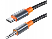 Mcdodo USB-C - mini Jack 3,5 mm USB-kabel 1 m Svart (CA-0820)
