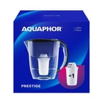 Fridge Water Filter Jug AQUAPHOR Prestige Includes 1x A5 Cartridge Black