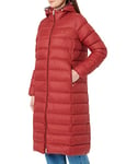 Tommy Hilfiger Women's LW Down Maxi WW0WW35953 Down Coats, Red (Rouge), S