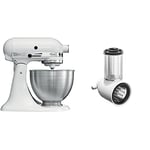 KitchenAid Classic Stand Mixer, 4.8 Litre and Rotor Vegetable Slicer with Shredder