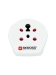 SKross Country Travel Adapter India-Israel-Denmark to Europe