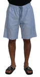 DOLCE & GABBANA Shorts Light Blue Bermuda Mid Waist Casual IT56/W42/XL 720usd