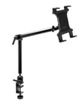 ARKON TAB802 Heavy Duty Desk or Wheelchair Tablet Clamp Mount with 22 inch Arm for iPad Air iPad Pro iPad 4 3 2 Galaxy Tab S 10.5, Black