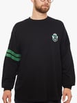 Fabric Flavours Harry Potter Slytherin Oversized Sweatshirt, Black