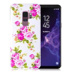 Samsung Galaxy S9 Skal med ett unikt motiv - Blommande blommor Flerfärgad