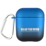 Wireless Bluetooth Earphone Cover Case For Airpods 2 1 Hard H Purple Sky Blue Gradient