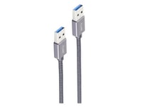 Shiverpeaks Basic-S, 2 M, Usb A, Usb A, Usb 3.2 Gen 2 (3.1 Gen 2), 10 Gbit/S, Grå