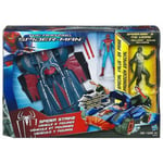 Hasbro The Amazing Spider-Man Spider Strike Vehicle & Action Figures Official