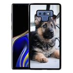 Samsung Galaxy Note 9 Soft Case (svart) Schäfer Puppy