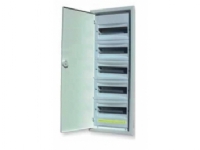 ERP18-5 PLASTIC SWITCHGEAR PT 90M 5X 18M N+PE IP40 IK10 809X418X120 SOLID DOOR METAL WHITE DIDO