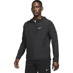 Nike Men's M NK RPL Miler JKT Jacket, Black/Black/Reflective silv, M-T