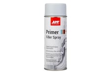 APP Primer Filler Spray | Apprêt antirouille pour Metal | Bombe Peinture antirouille d'apprêt pour carrosserie Voiture avec des propriétés de Remplissage élevées | Gris Clair | 400 ML