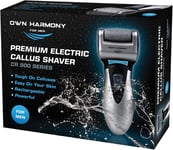 Electric Hard Skin Remover for Men by Own Harmony: Callus Remover- Rechargeable