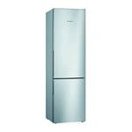 Bosch - KGV39VLEAS Réfrigérateur congélateur bas 344L (250+94) Froid brassé l 60cm x h 201cm Inox