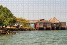 Venezuela Maracaibo Lake Jigsaw Puzzle for Adults 1000 Piece Wooden Jigsaw Puzzles for Adults