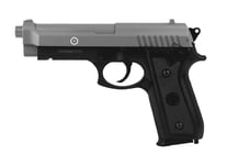 Cybergun - Beretta PT92 dual tone silver black airsoft pistol 6mm spring