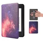 Étui pour Kindle Paperwhite 11e génération 2021 avec Fermeture magnétique, 6,8 ", avec dragonne et Fonction Veille Automatique, édition Signature 2024 Aurora Starry Sky