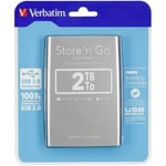 Extern Hårddisk Verbatim Store 'n' Go  2 TB SSD
