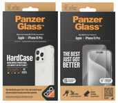 PanzerGlass - Apple IPhone 2023 6.1" Pro HardCase D3O + Ultra Wide Fit (Bundle)
