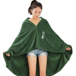 Attack on Titan Cosplay Filt Kappa Kostym Shingeki No Kyojin Survey Corps Kappa Cape Flanell Huvtröja Kostymer style1 XL