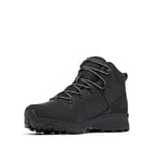 Columbia Men's Peakfreak 2 Mid Outdry Leather waterproof mid rise hiking boots, Black (Black x Graphite), 6 UK