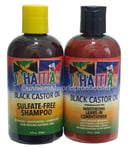 Jahaitian Combination Black Castor Oil Sulfate Free Shampoo & Conditioner