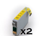 2X YELLOW 29xl COMPATIBLE T2994 INK CARTRIDGES FOR THE EPSON EXPRESSION HOME XP-235, XP-332, XP-335, XP-432, XP-435. REPLACE EPSON STRAWBERRY INKS, 29XL SERIES. HIGH CAPACTIY 14ml. VERY LATEST CHIP VERSION III