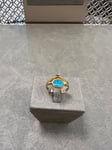 18K Guld Diamant Ring Dam - RBG015 ( Begagnad )