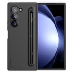 NILLKIN Flex Pure Fold Skal för Samsung Galaxy Z Fold6 5G Silikon + PC Telefonfodral med Stylus Penna - Svart Svart