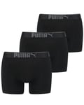 Puma Sueded Cotton Boxer 3-pack Black - S
