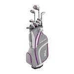 Wilson Amazon Exclusive Golf WGG157554 Set de Golf Femme Blanc Gris Mauve Main Droite