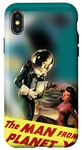 Coque pour iPhone X/XS Science-fiction vintage The Man from Planet X Alien