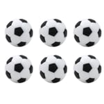 Bordfotboll 6 st Bordfotbollar 32mm Mini Fotbollar Ersättning för Foosball Bordspel Tillbehör