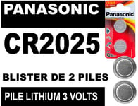 PANASONIC PILE CR2025 3V BLISTER DE 2 PILES