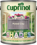 Cuprinol Garden Shades Paint Wood Furniture Shed Fence Protect 1L - Muted Clay