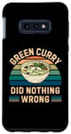 Coque pour Galaxy S10e Curry vert rétro n'a rien mal - Nourriture au curry vert vintage