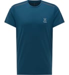 Haglöfs L.I.M Tech Tee Men herr-T-shirt Dark Ocean 4Q2 S - Fri frakt