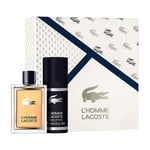 Lacoste L'Homme Gift Set , 100ml + Deodorant Spray 150ml