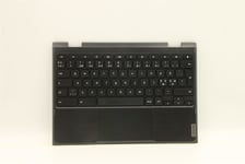 Lenovo Chromebook 300e 2nd Keyboard Palmrest Top Cover Norwegian 5CB1E21600
