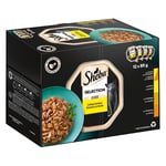 Sheba 12 x 85 g portionsform i blandpack - Selection in Sauce (kyckling & kalkon; kyckling; fjäderfä; kalkon)